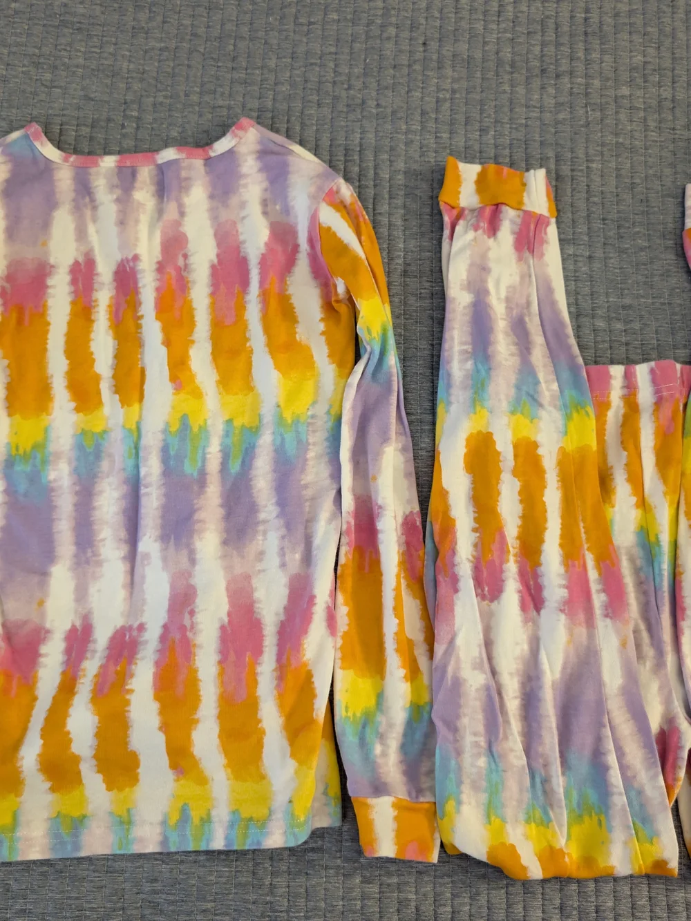 Childrens Place Pink S'mores & Tie-Dye Pajama Set - Girls